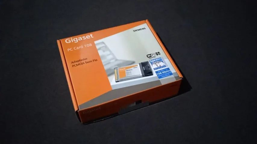 Gigaset PC CARD 108 Placa PCMCIA de rede Siemens wifi B G