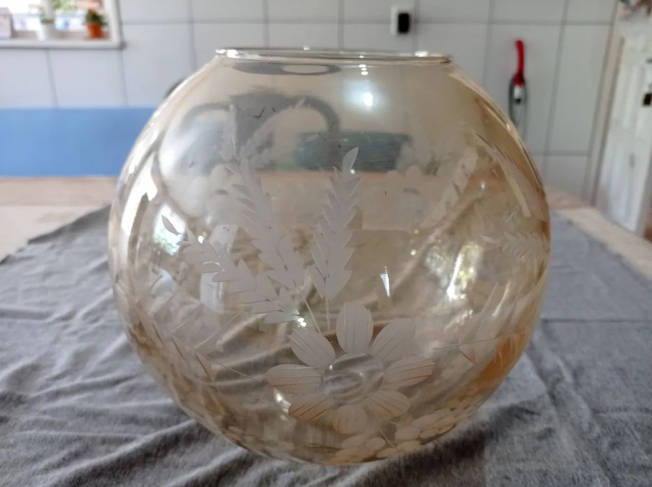 Cupulas âmbar lapidadas bola antigas - Foto 3