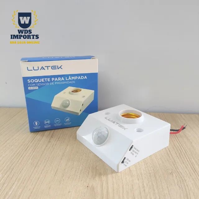 Soquete para Lâmpada com Sensor de Presença