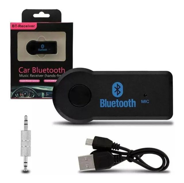 Adaptador P2 Chamada Som Carro Receptor Bluetooth Usb Musica - Car Bluetooth - Foto 2