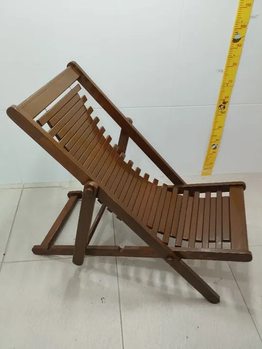 Cadeira de Madeira Dobrável - Foto 5