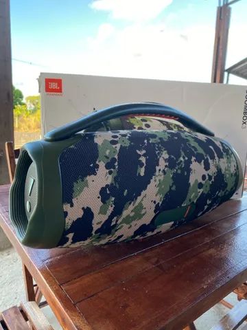 Jbl Boombox Camuflada Aparelhos De Som Bras Lia Arapiraca