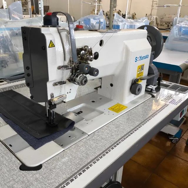 Maquina Transporte Triplo 02 Agulhas p/ Estofaria  - Foto 3