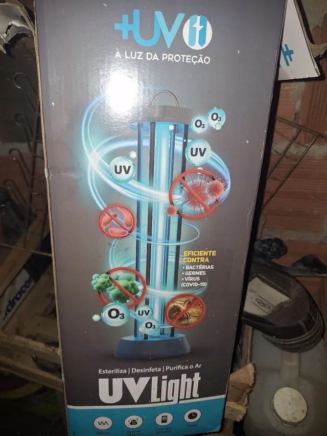 Luz uv matadora de germes higienizadora 