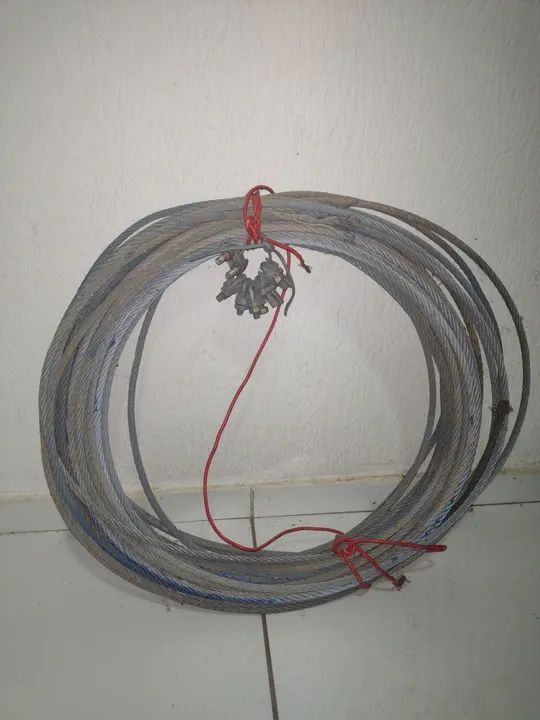 Cabo de aço - Linha de vida +/- 40 metro