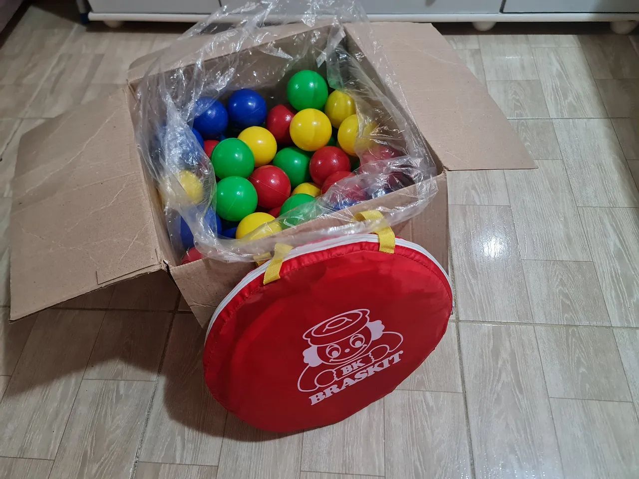 Barraca Infantil - Toca Mágica Ball - Braskit com 100 bolinhas - Foto 4