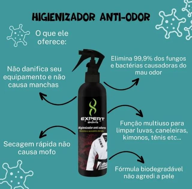 Spray anti-odor para materiais esportivos 300ml - Esportes e ginástica -  Chácara dos Cristais, Nova Lima 1276274936