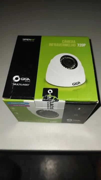 Câmera infravermelho dome giga multilaser 720p