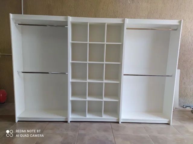 Cabideiro duplo + Colmeia MDF - Novo 