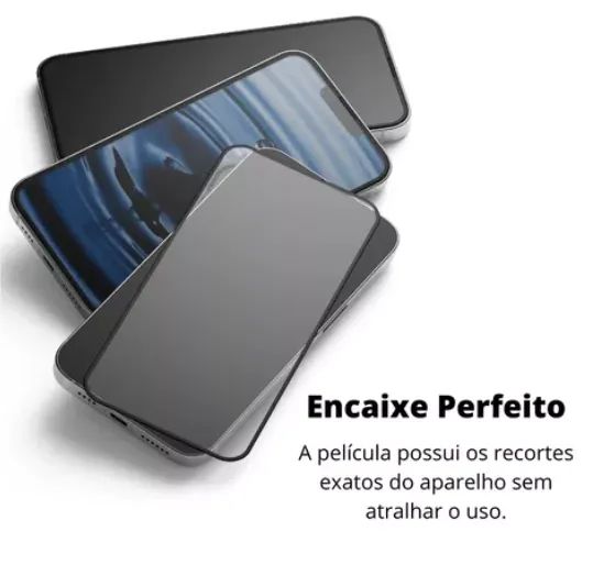 Película Vidro 3d iPhone 16, 15, 14, 13, 12, Pro, Pro Max - Foto 4
