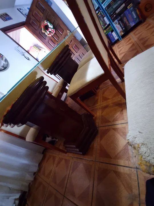 Mesa Tampo Vidro Móveis Campo Largo - Foto 5