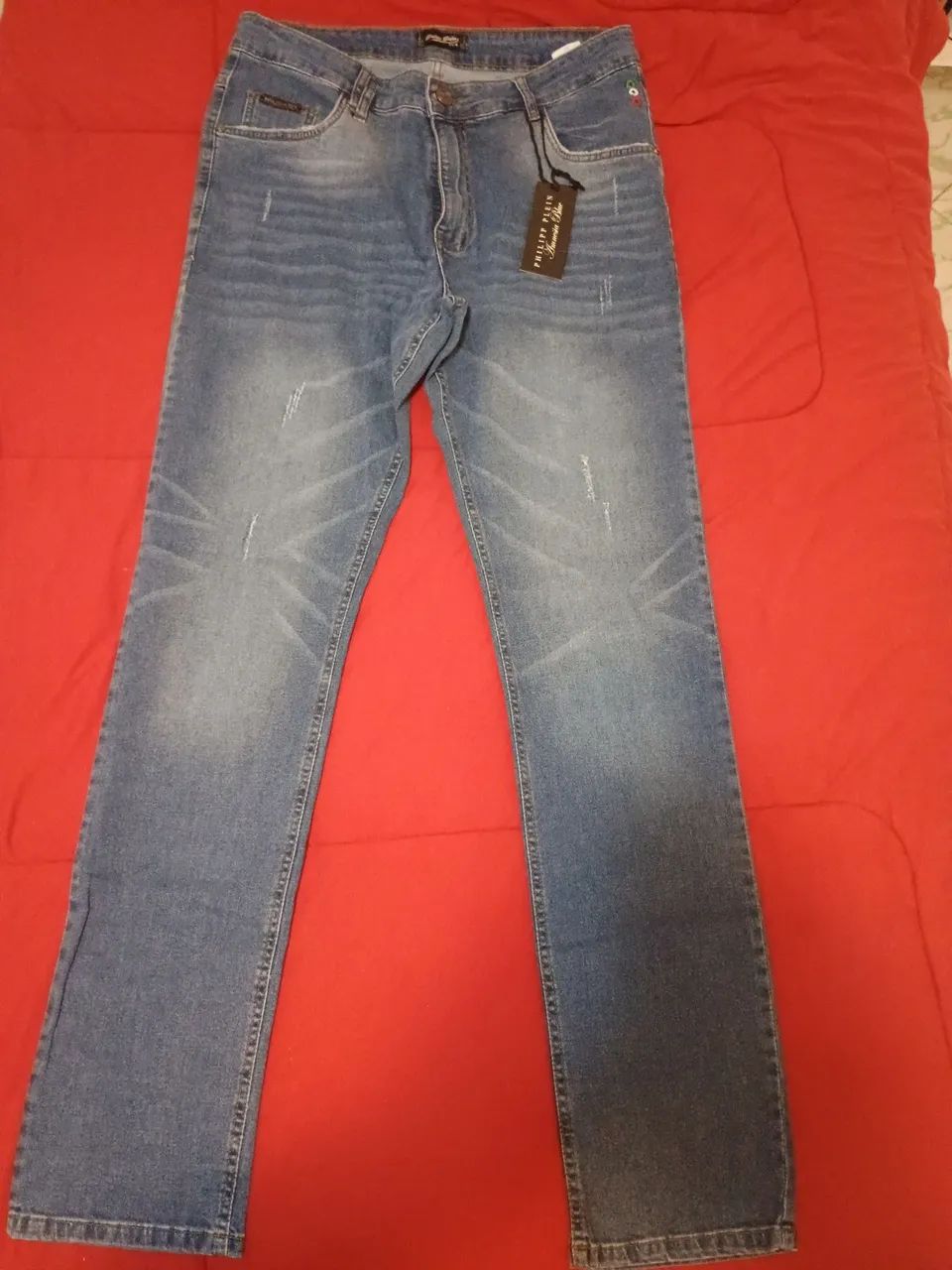 Calça jeans Phillip Plein Premium Tam. 48 - Foto 4