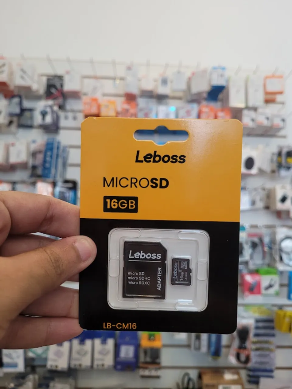 Cartão De Memória Micro Sd 16Gb Leboss