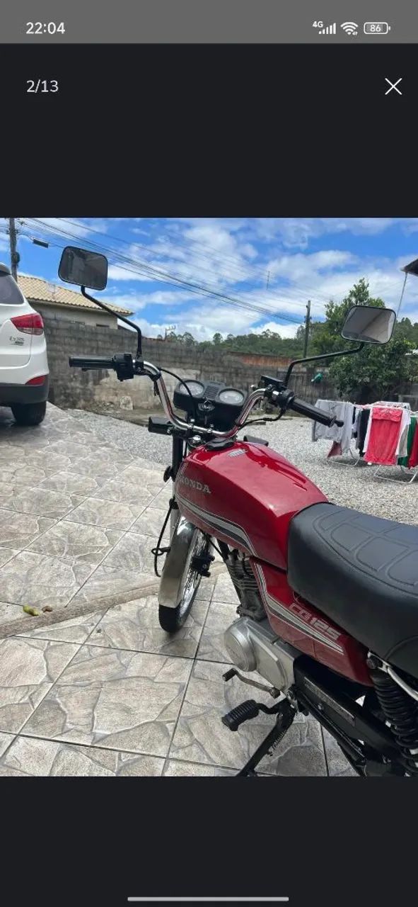 Honda CG 125 vermelha  - Foto 12