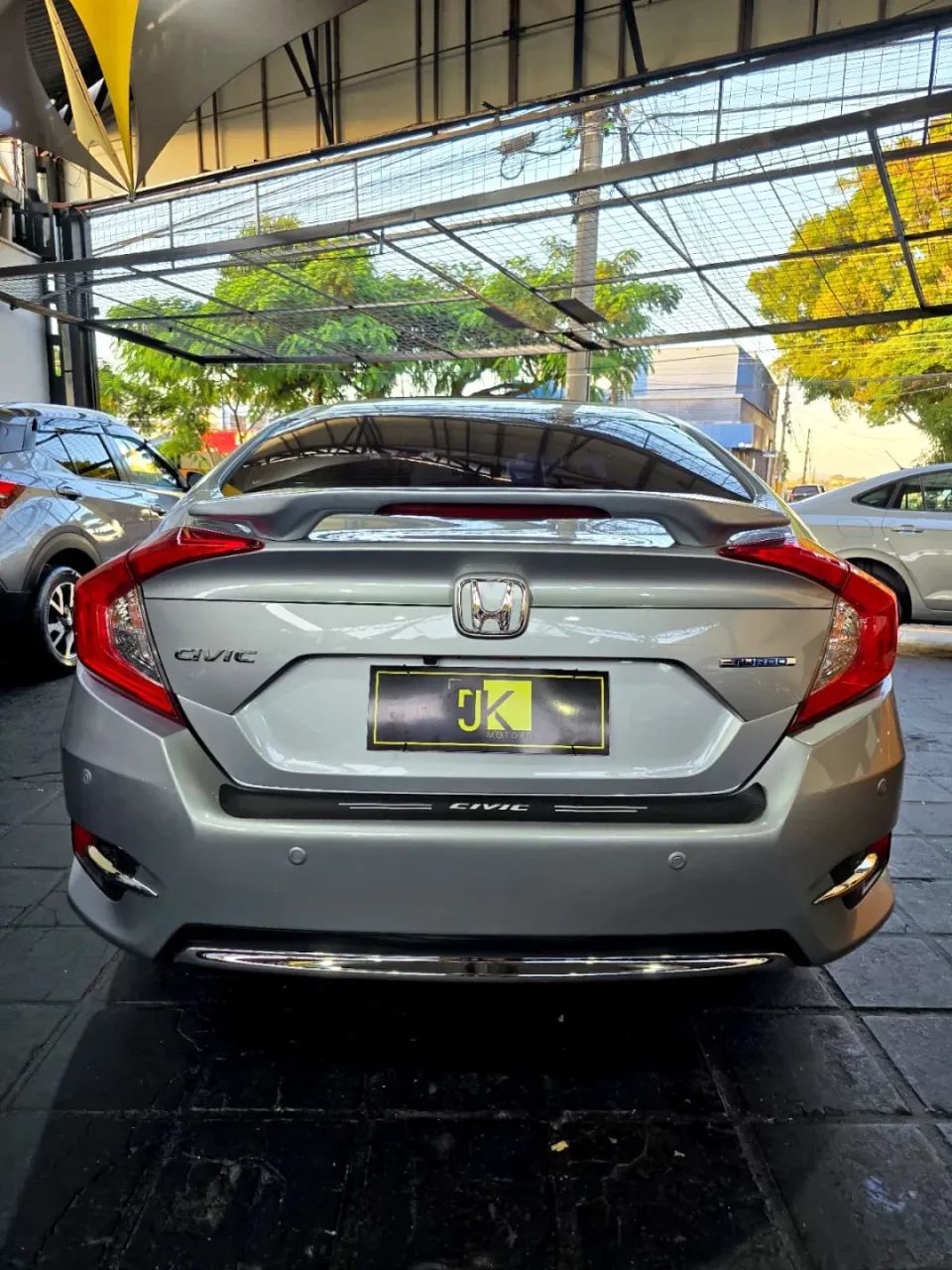 HONDA CIVIC 1.5 16V TURBO GASOLINA TOURING 4P CVT PRATA 2017 - Foto 5