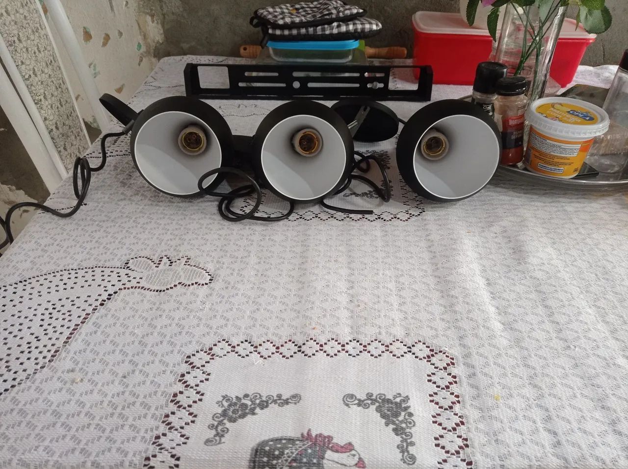 Luminária de louça  - Foto 4