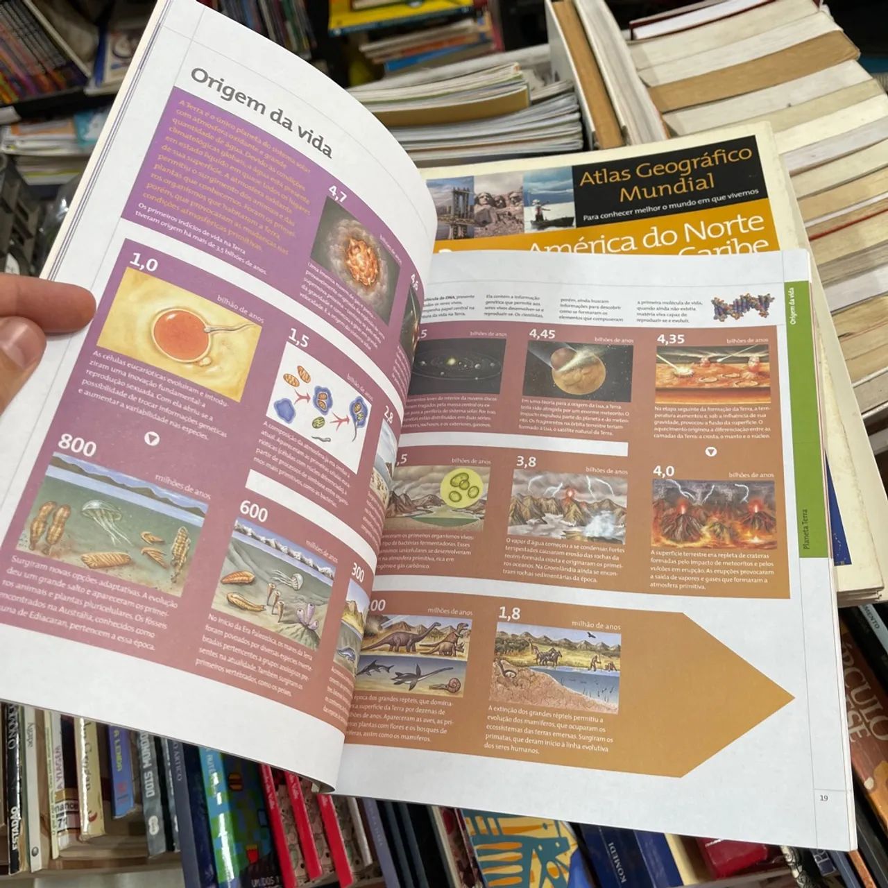 Atlas Geográfico Mundial - coleção 9 volumes  - Foto 3