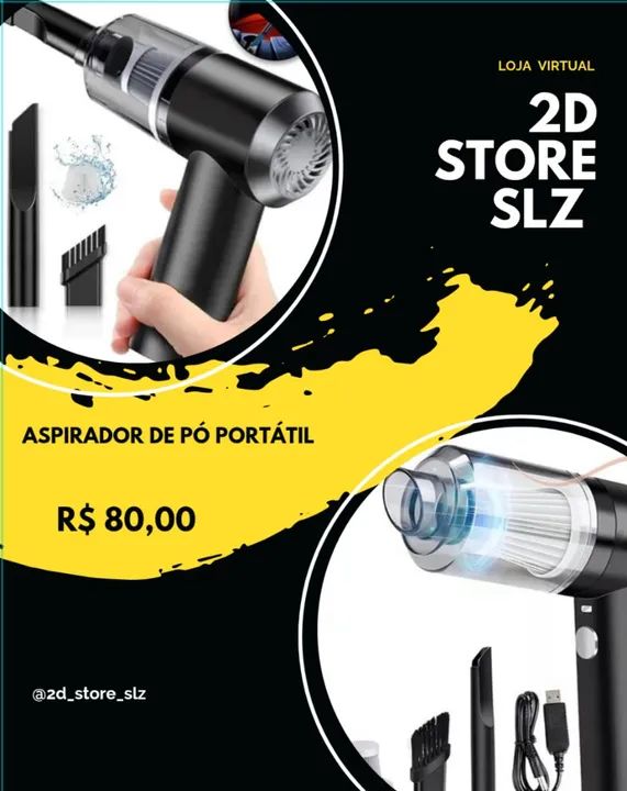 Aspirador de Pó Portátil