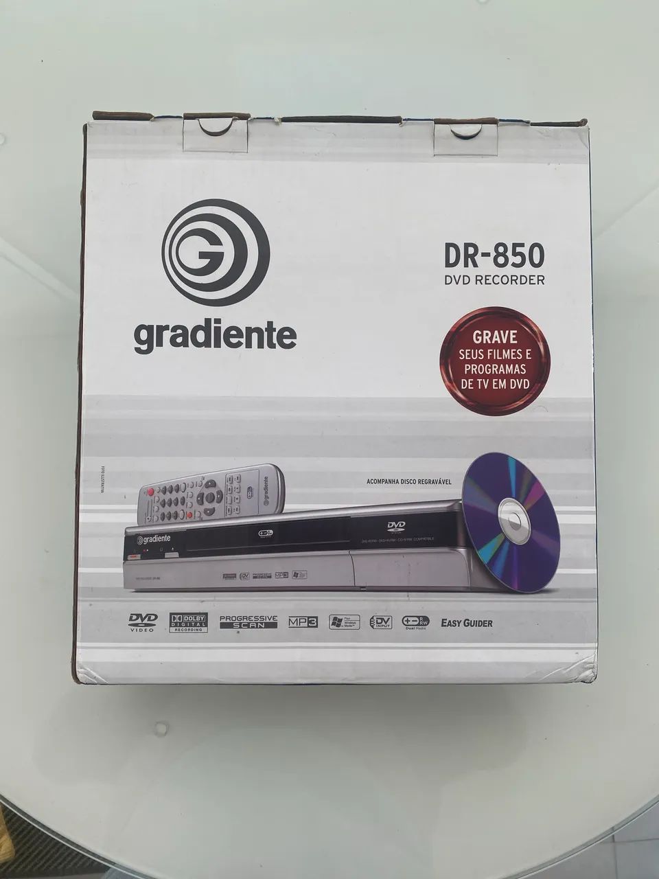 Gravador de DVD Gradiente na Embalagem 