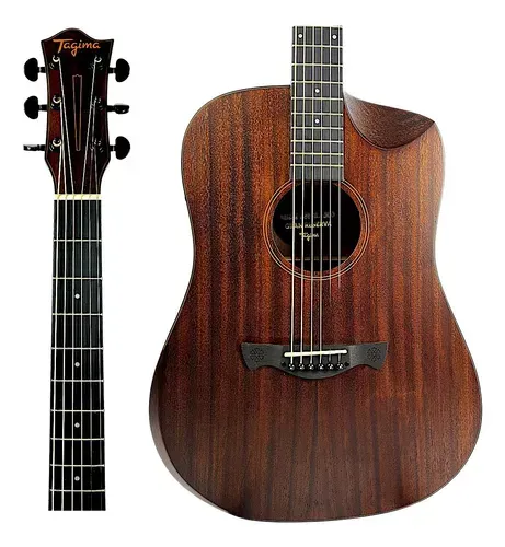 Violão Eletroacústico Tagima Grand Reserva New England Aço Cor Dark Mahogany