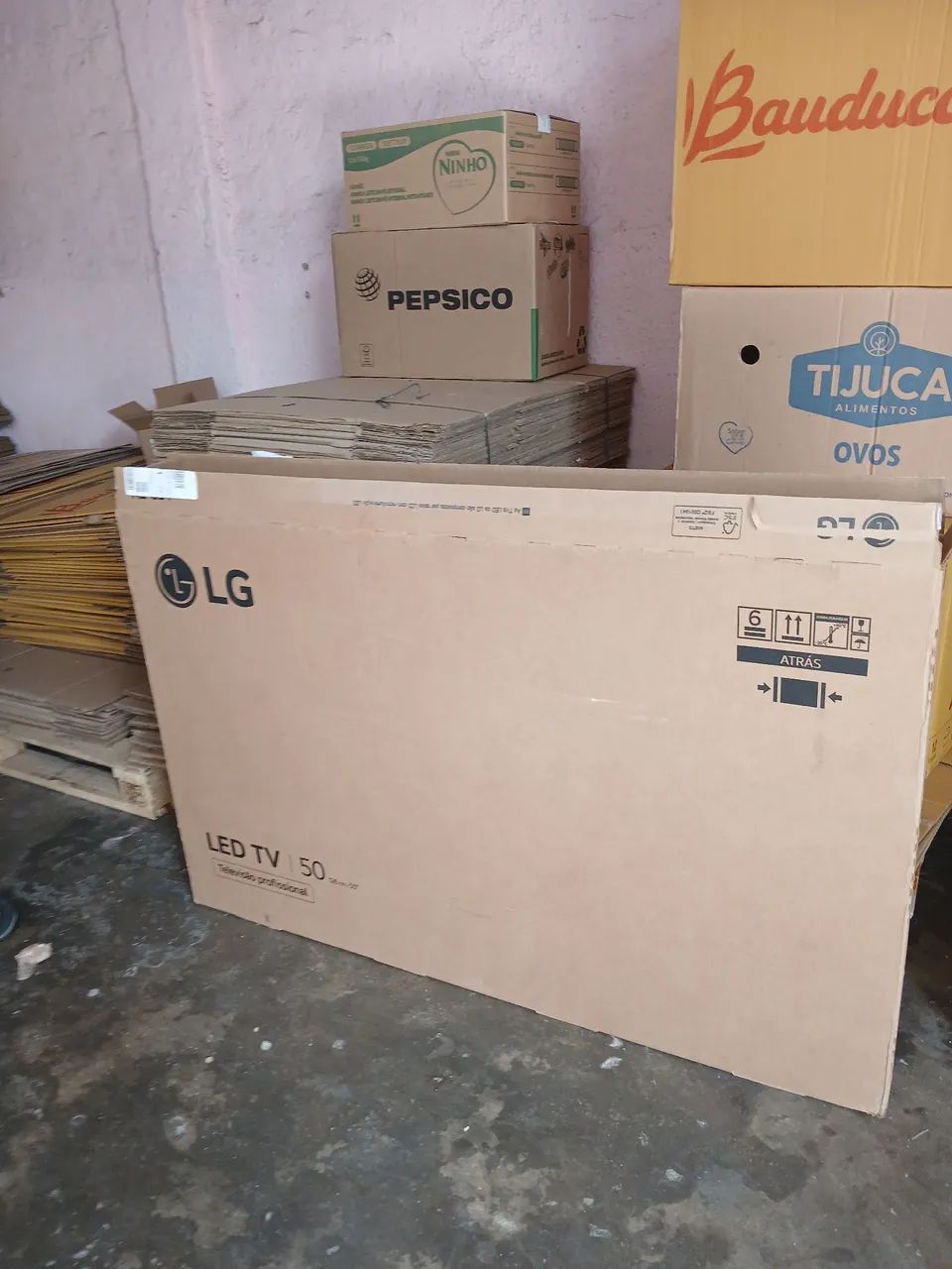 Caixa de papelao para tv de 50 polegadas  - Foto 2