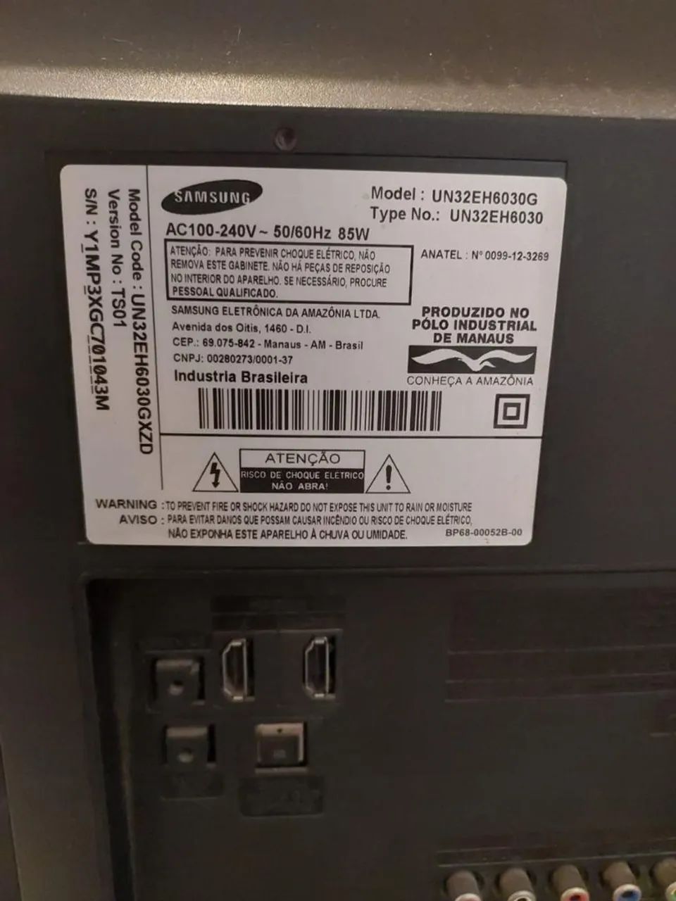 Tv Samsung 3D UN32EH6030G - Foto 2