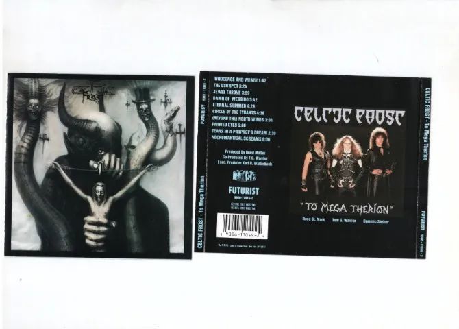 Celtic Frost To Mega Therion Cd Importado Edição Rara 1993 (Usado)