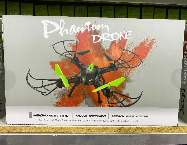 Drone Phantom LH-X43 com luz LED com controle remoto de 2,4 GHz - Foto 4