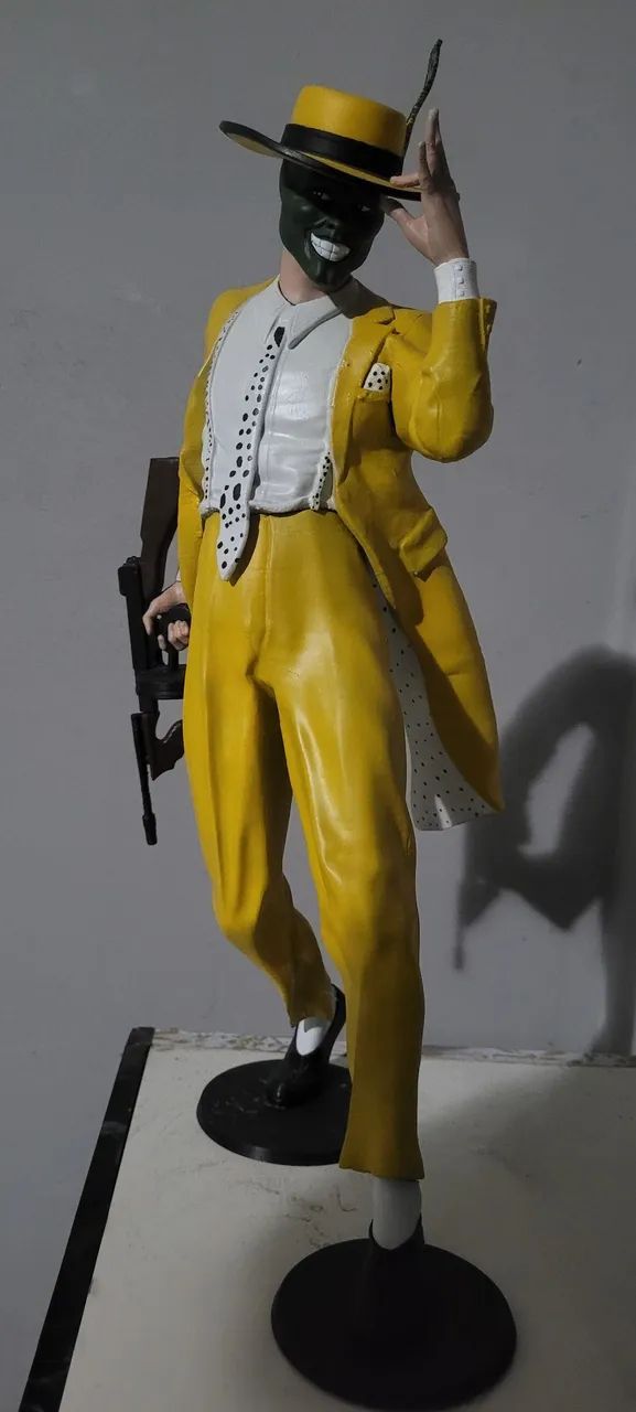 Boneco 1/4 O máscara 45cm action figure filme mask - Foto 2