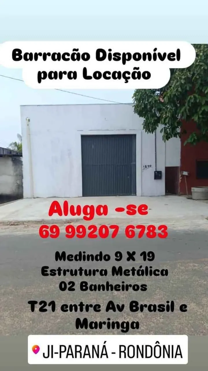 Galpão para locação