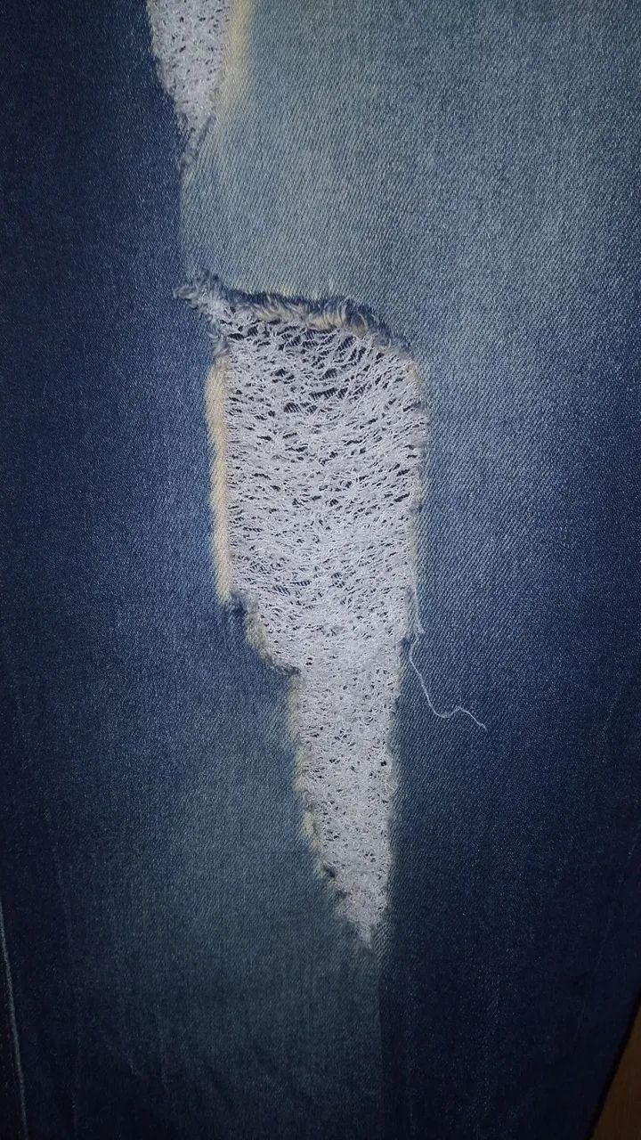 Calça Jeans Destroyed Feminina - Foto 2