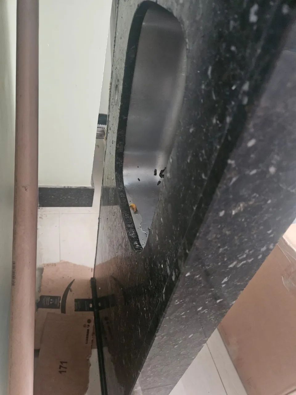 Pedra com Cuba para cozinha 1,85 x 60 - Foto 5