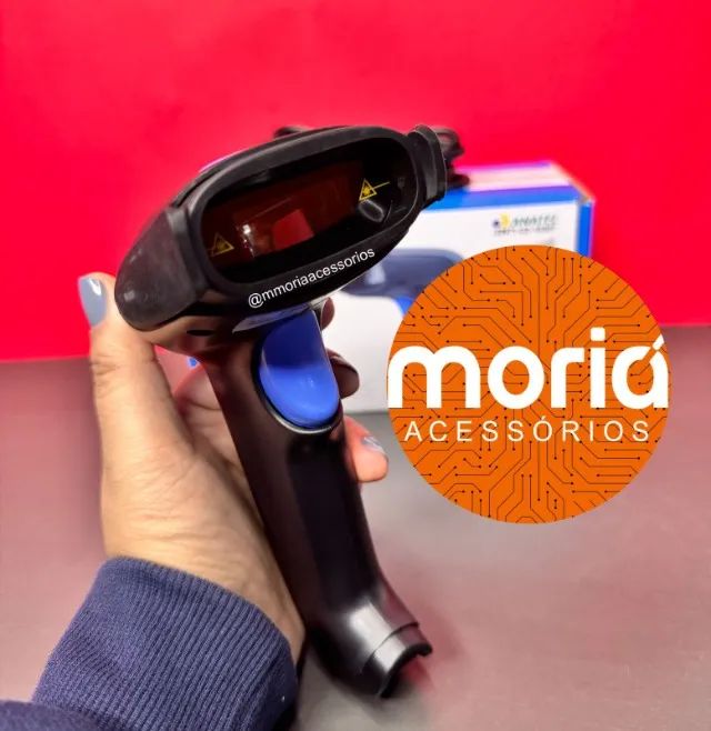 Leitor de código de barras Sem fio Knup KP-1018A USB