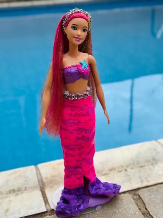 Barbie E Os Golfinhos Mágicos - Sereia Transformação Mágica - Foto 2