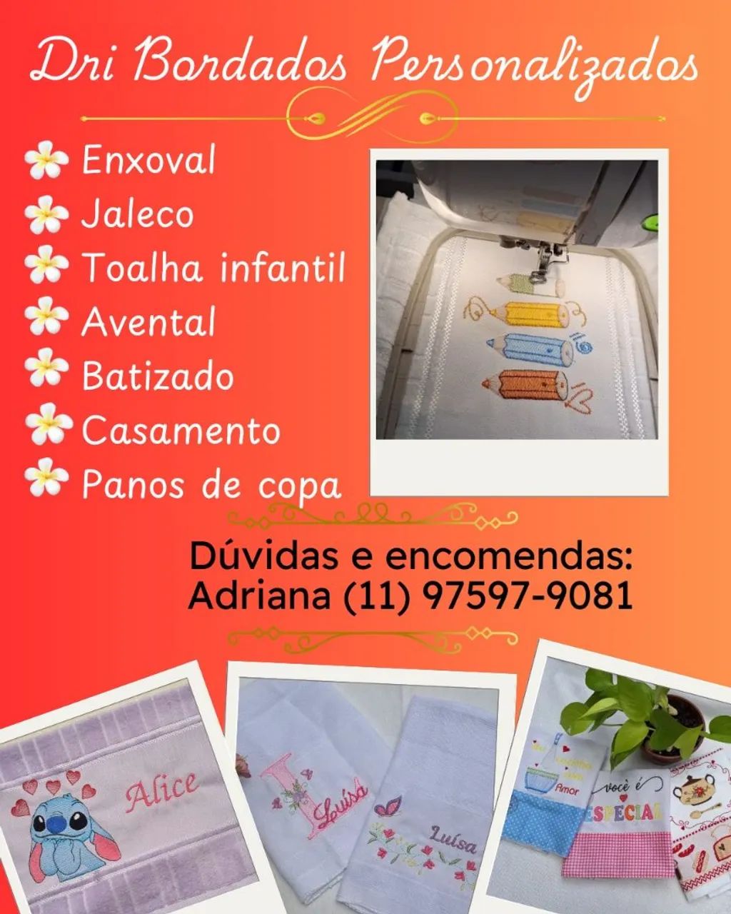 Touca de bebê personalizada com nome - Foto 2