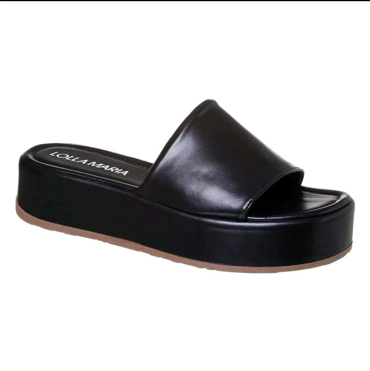 Sandália Plataforma Lolla Maria - Elegância em Preto