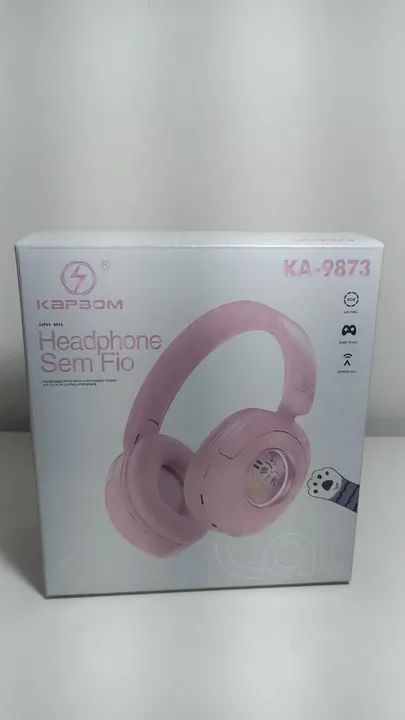 Headphone infantil via bluetooth com LED RGB / OFERTA IMBATÍVEL  - Foto 3