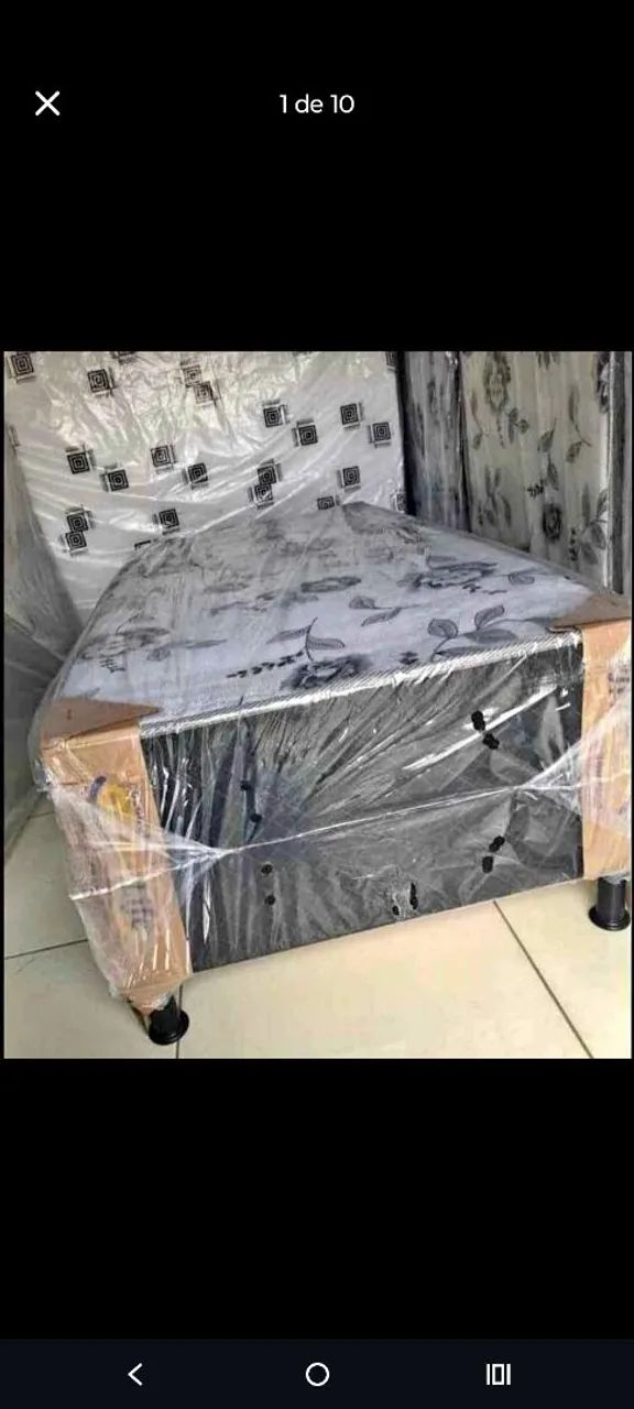 Cama box solteiro de 5cm direto de fabrica  - Foto 4