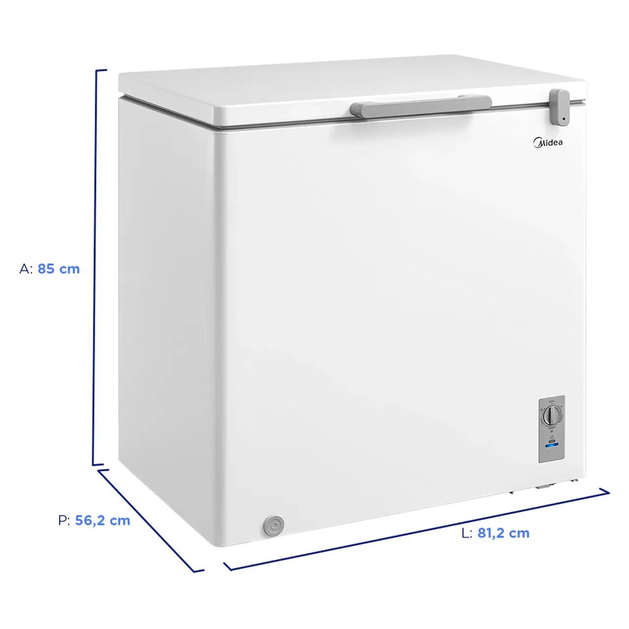 Freezer Horizontal Midea 200 Litros - Novo - Foto 2
