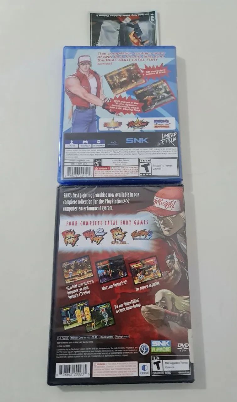 Fatal Fury Battle Archives 1 e 2 - PS2 e PS4 Lacrado  - Foto 2