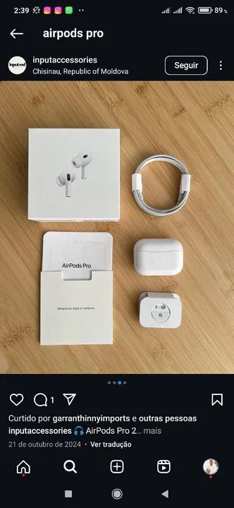 Fone sem fio Airpods - Foto 3