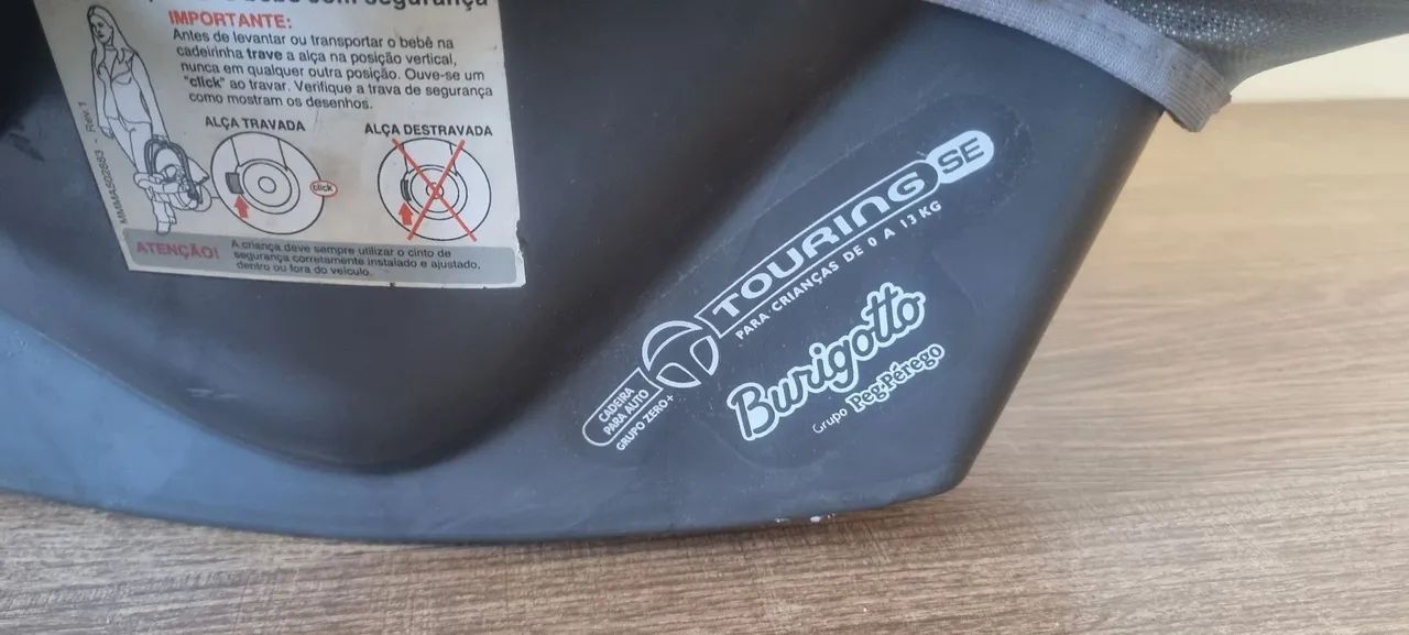 Bebê Conforto Burigotto Touring SE usado - Foto 4
