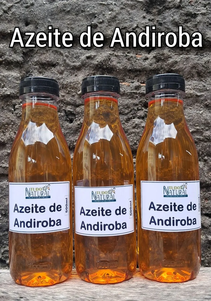 Azeite de Andiroba 500ml - Puro e Natural