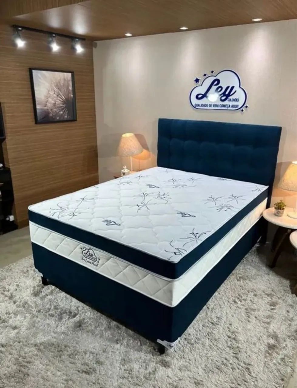 Cama box casal disponível  - Foto 4