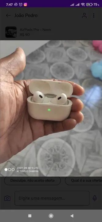 Fone sem fio Airpods - Foto 5