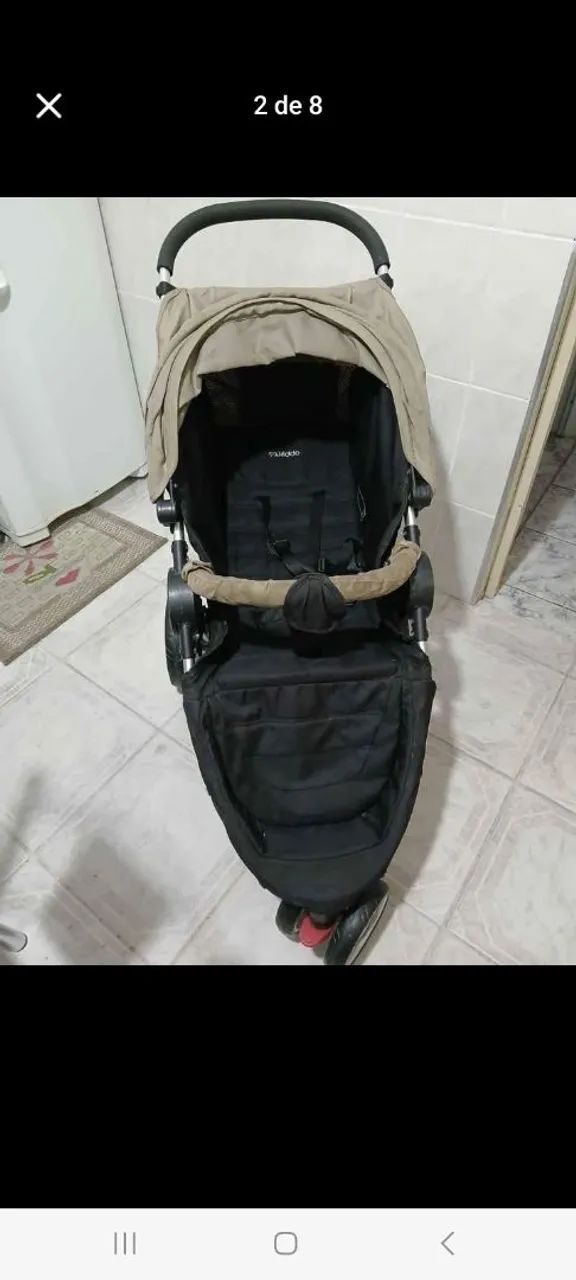Carrinho de Bebê Compacto, marca  kiddo  usado. - Foto 3