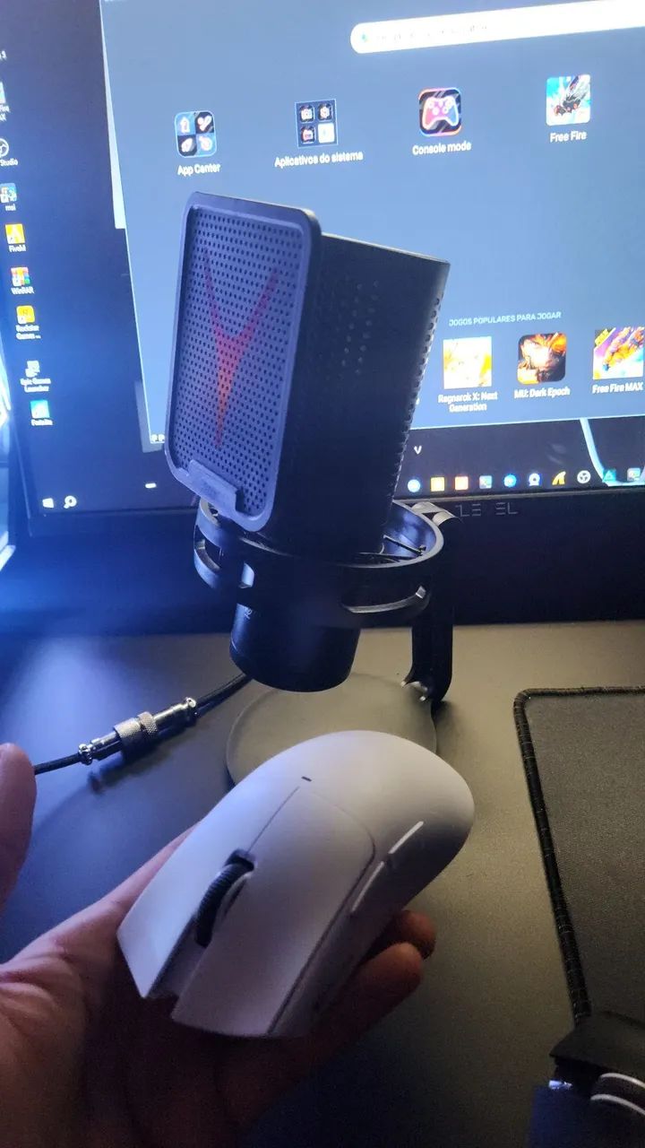 Microfone, mouse x11,hub usb - Foto 2