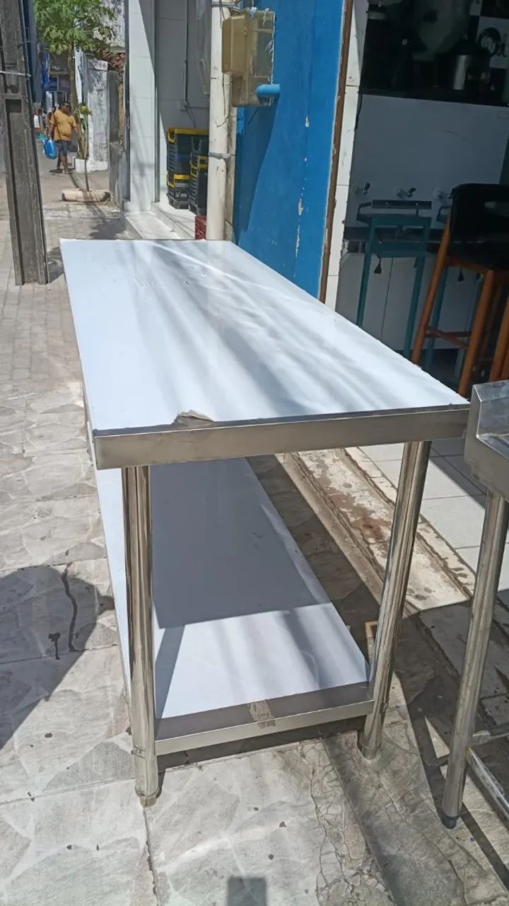MESA INOX 201 PARA MANIPULAÇÃO - Foto 2