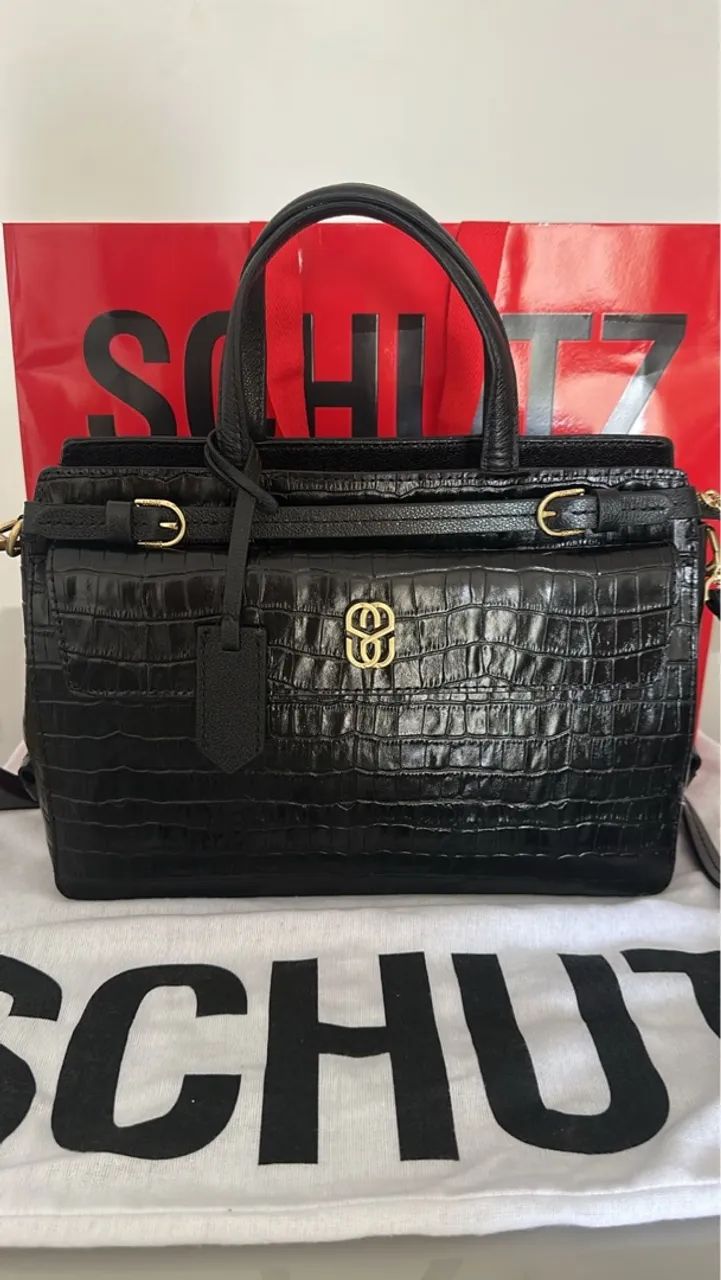 Bolsa Schutz Croco