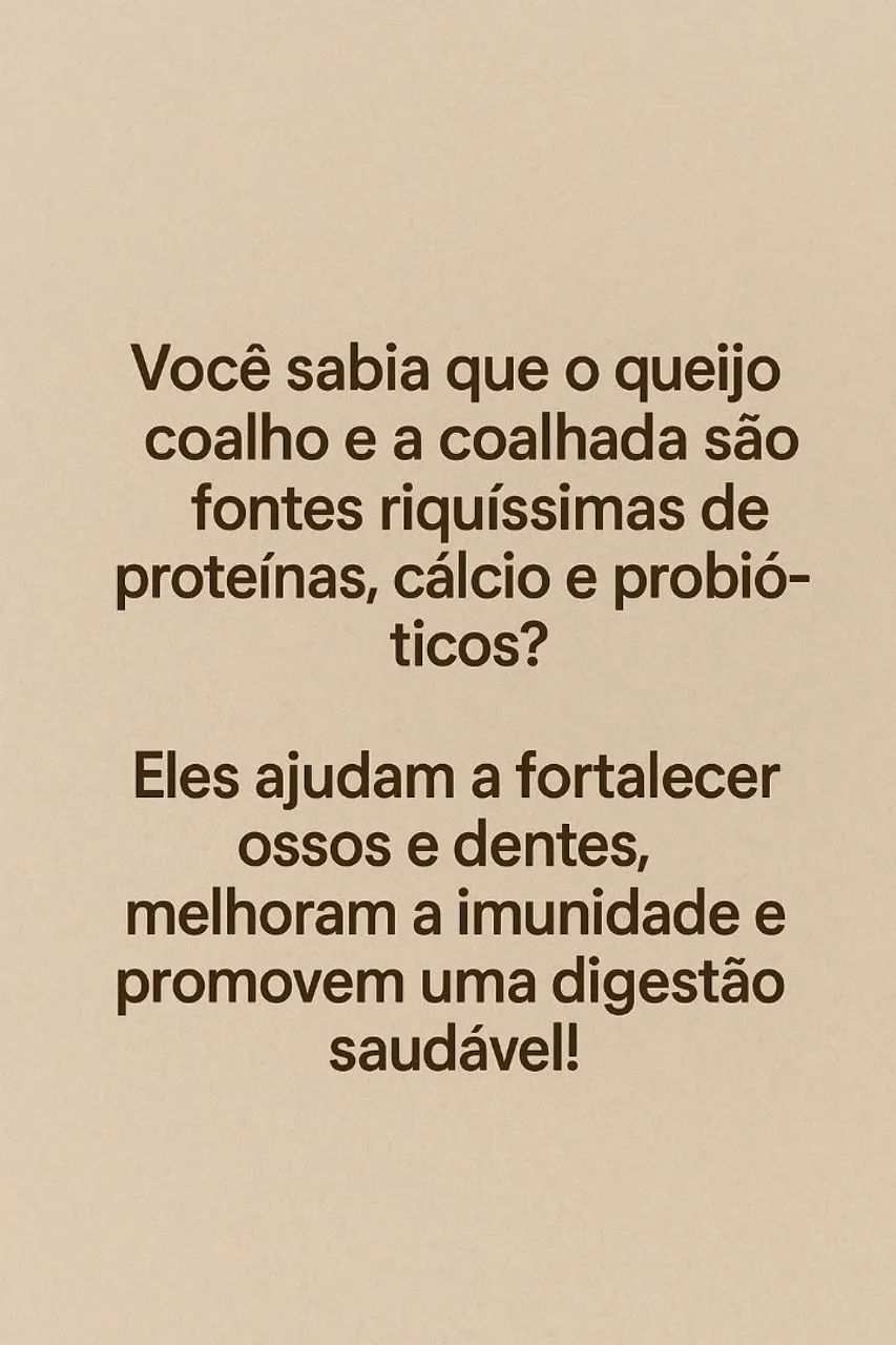 Queijo coalho, coalhada, leite de gado - Foto 3